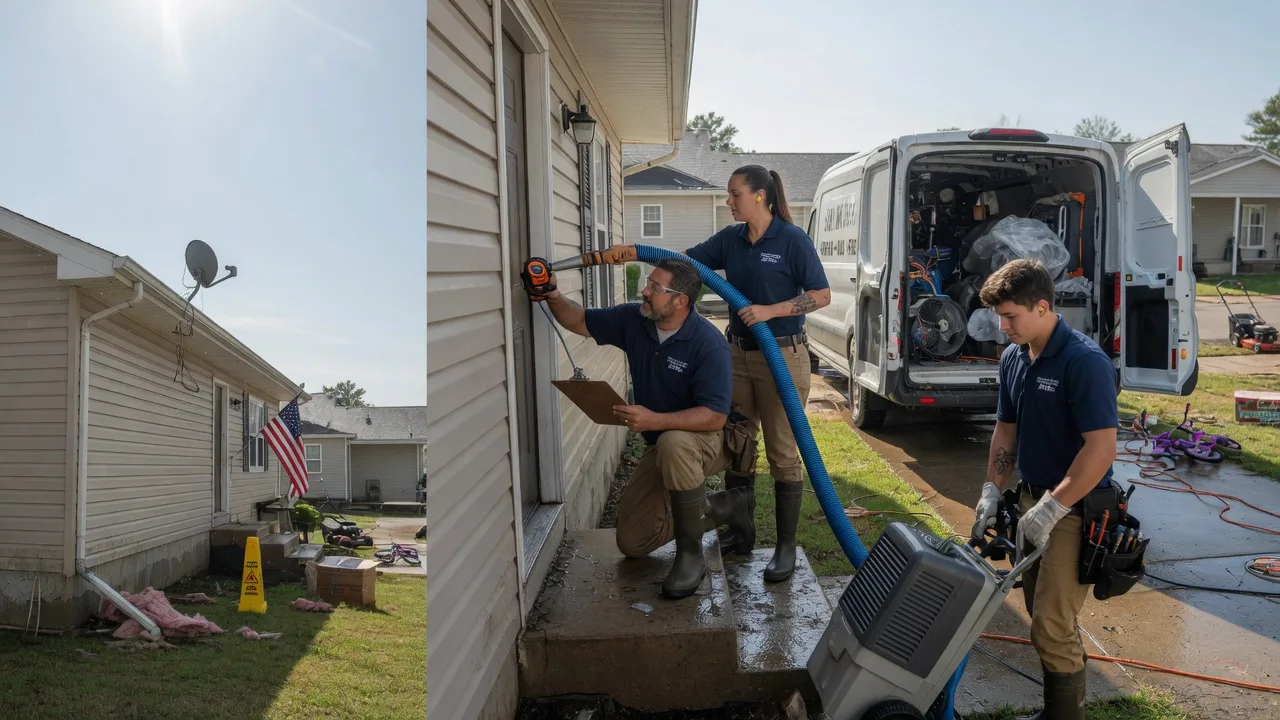 Ceiling Water Damage Restoration in Goreville, IL near me
