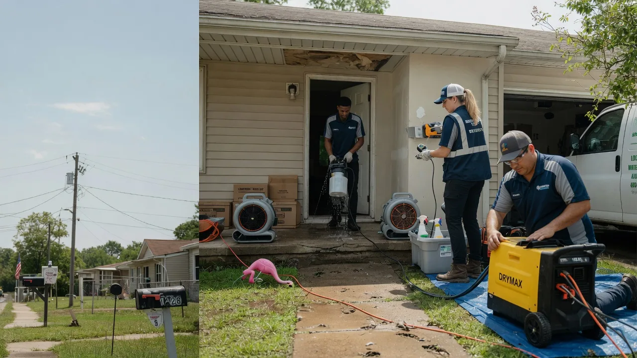 Storm Damage Water Removal in Goreville, IL near me